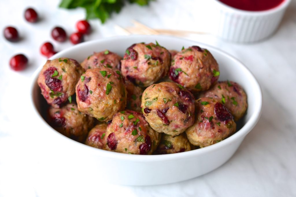 Turkey And Cranberry Meatballs With Cranberry Orange Sauce Every Last Bite