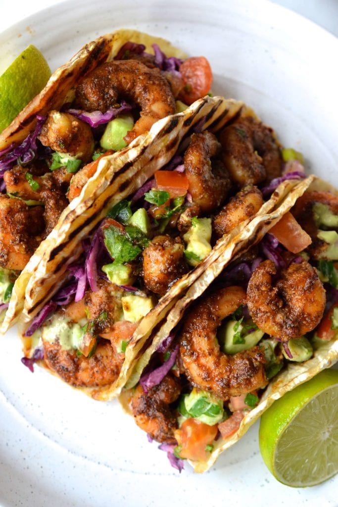 Spicy Shrimp Tacos Whole30 Keto Paleo Every Last Bite