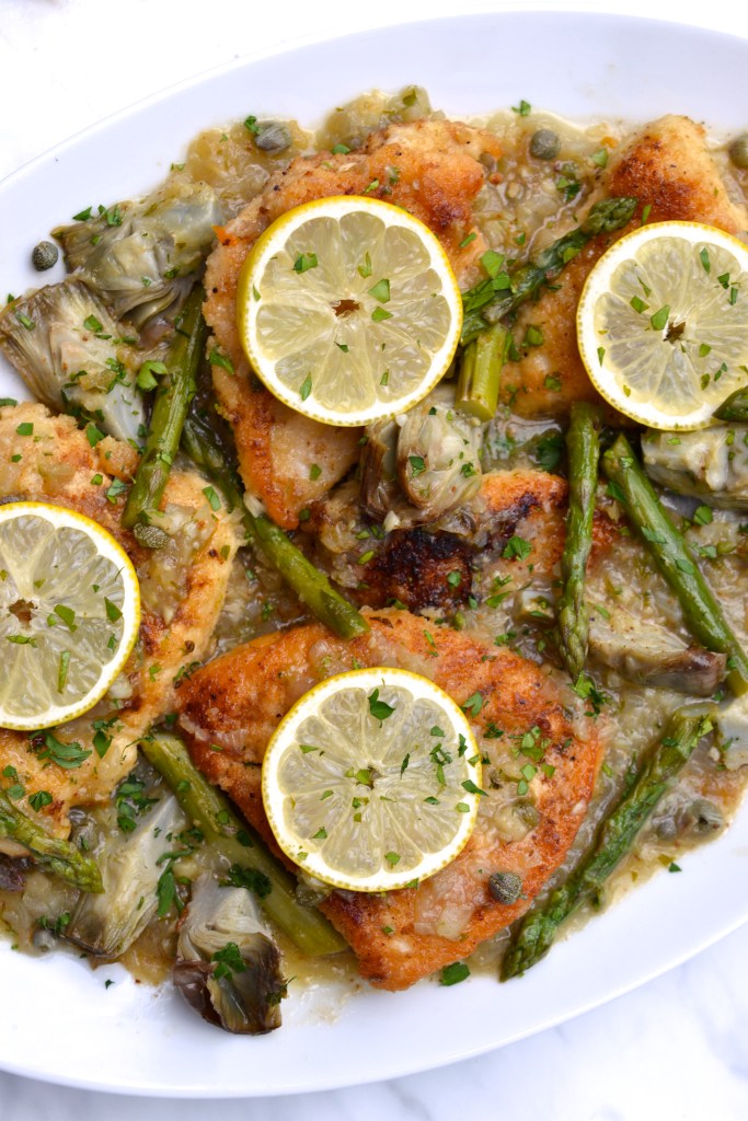 Paleo Chicken Piccata With Artichokes (Whole30 - Keto) - Every Last Bite