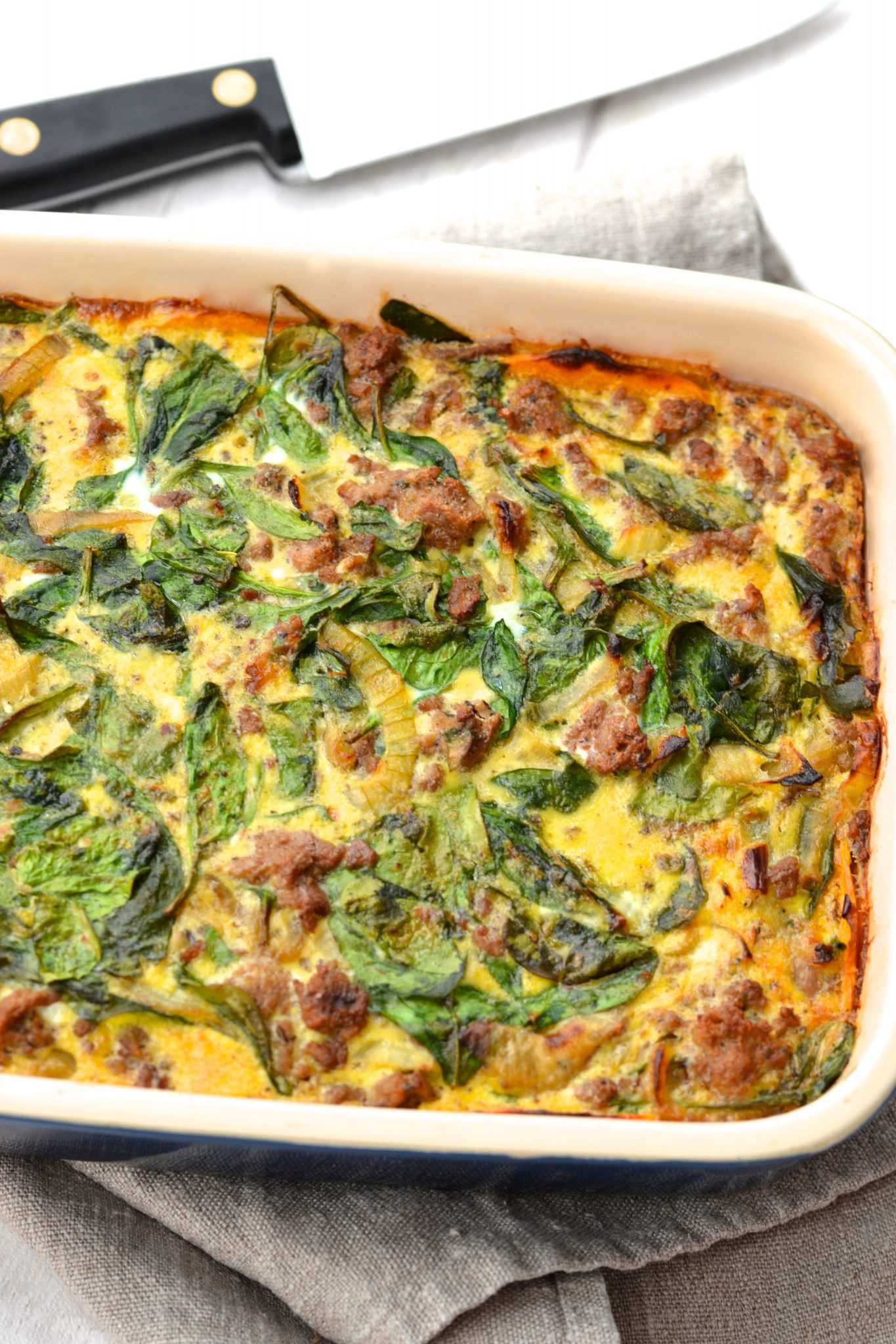 Caramelized Onion, Butternut Squash & Turkey Breakfast Casserole ...