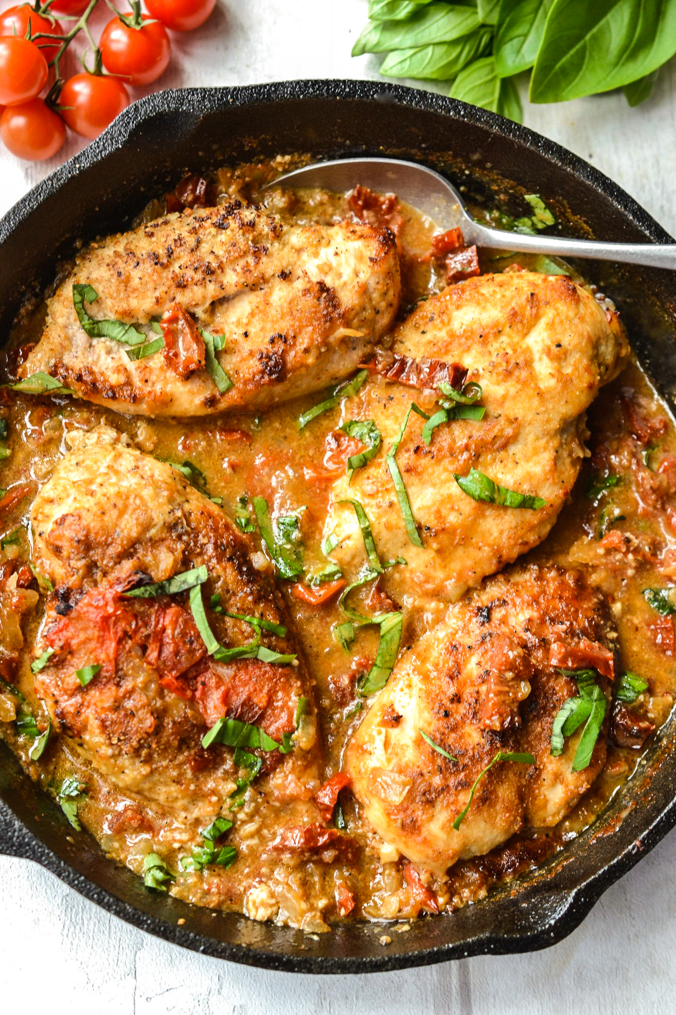 Creamy Sundried Tomato Basil Chicken Every Last Bite