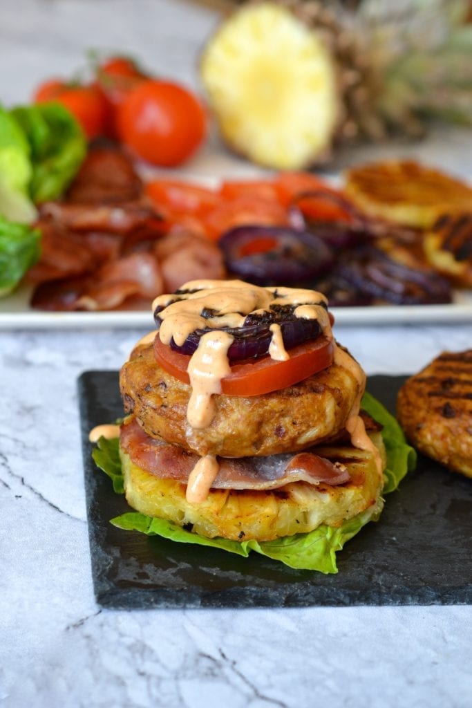 Hawaiian Chicken Burgers Whole Paleo Every Last Bite