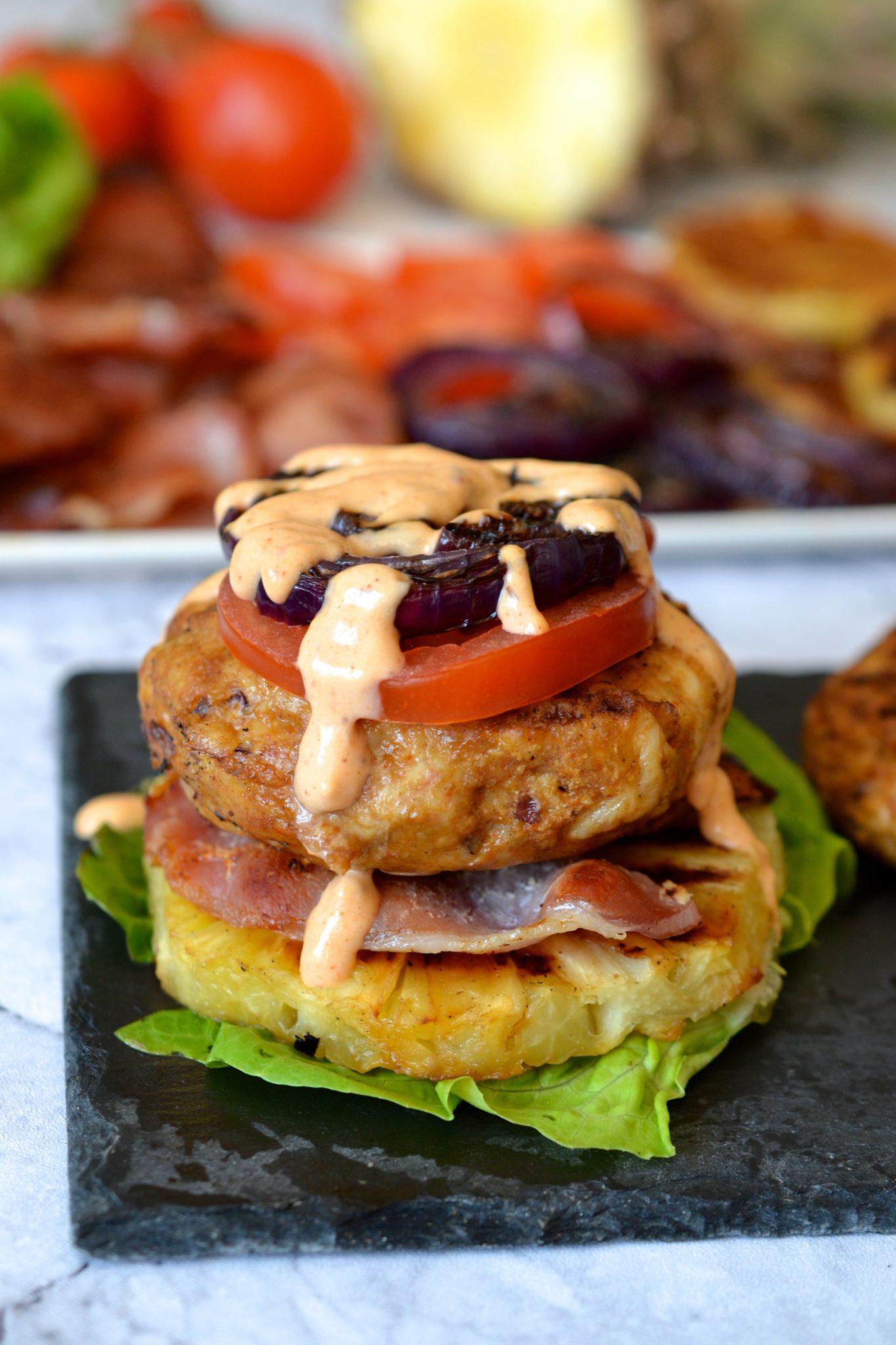 Hawaiian Chicken Burgers Whole Paleo Every Last Bite