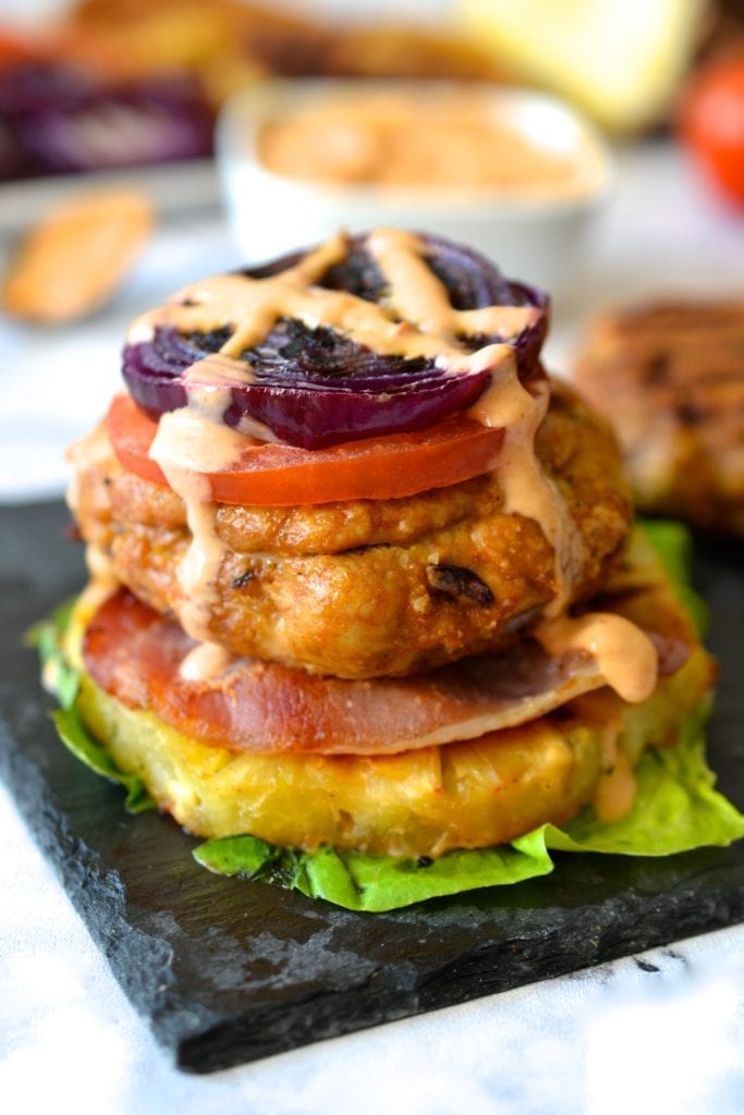 Hawaiian Chicken Burgers Whole Paleo Every Last Bite