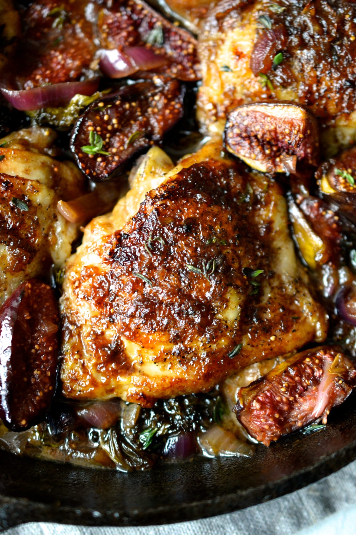 Balsamic Chicken And Figs (Whole30 - Paleo) - Every Last Bite