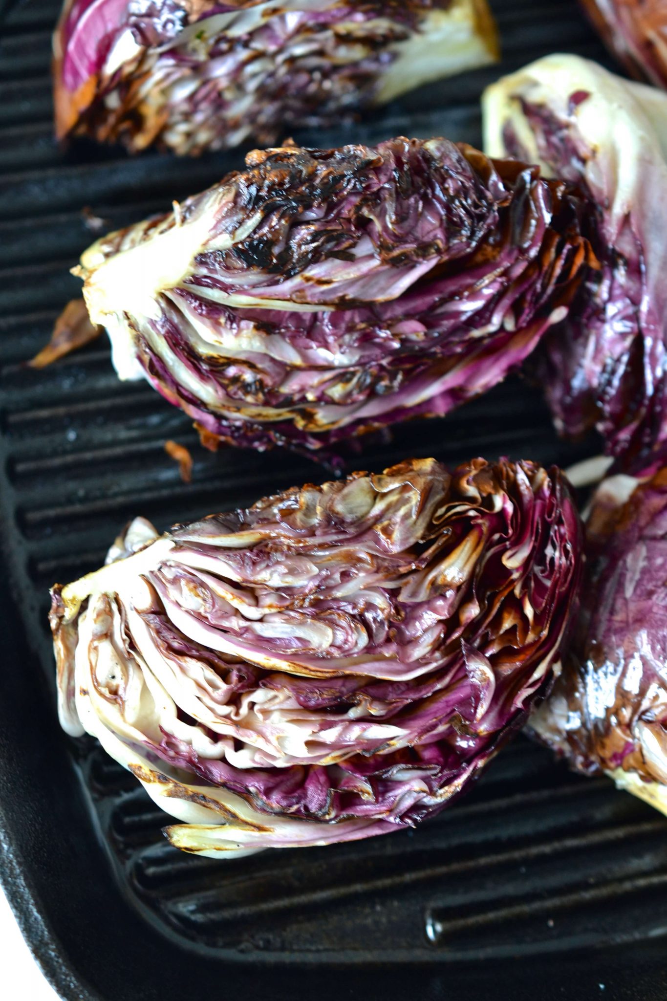 Grilled Radicchio & Orange Salad With Cinnamon Dressing - Every Last Bite