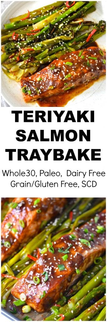 Sheet Pan Teriyaki Salmon Whole30 Paleo Every Last Bite