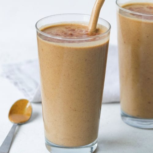 Creamy Coffee & Banana Smoothie (Paleo - Vegan) - Every Last Bite