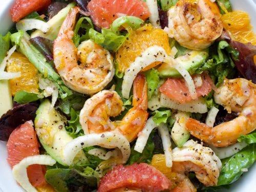 Citrus, Fennel, Avocado & Shrimp Salad - Every Last Bite