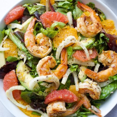 Citrus Shrimp Salad with Avocado