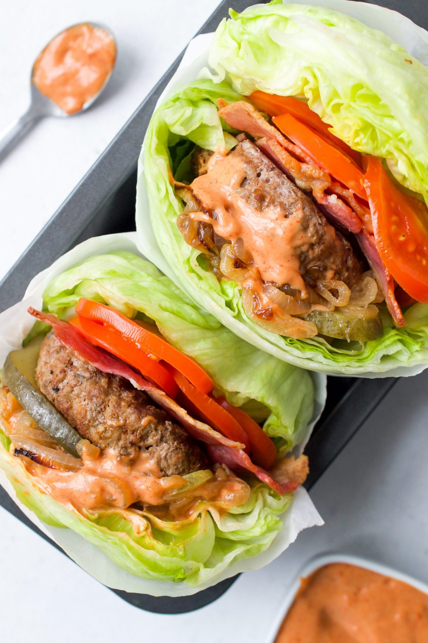 Loaded Whole30 Burgers with Special Sauce (Paleo-Keto)| Every Last Bite
