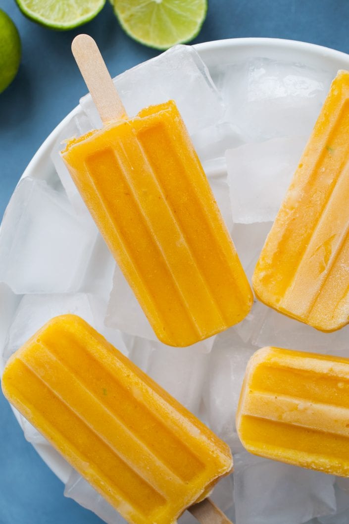 Spicy Mango Popsicles (Vegan - Paleo) | Every Last Bite