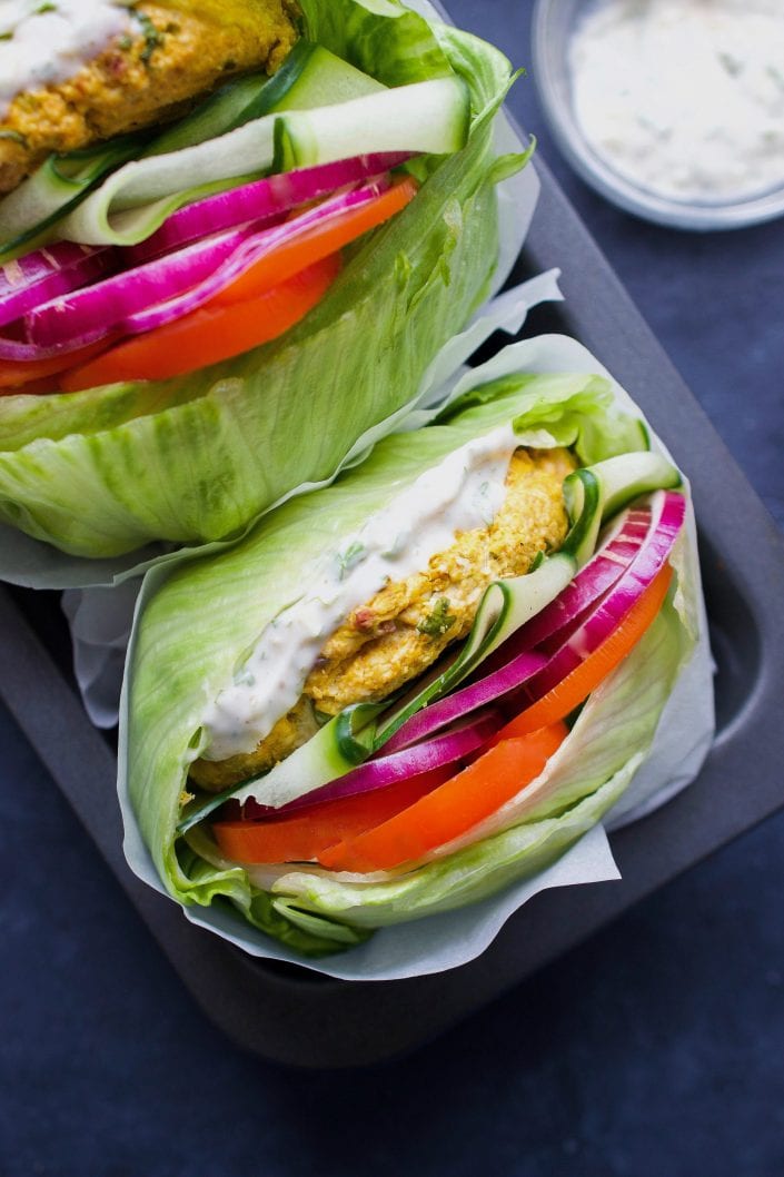 Tandoori Chicken Burgers (Paleo - Whole30 - Keto) | Every Last Bite