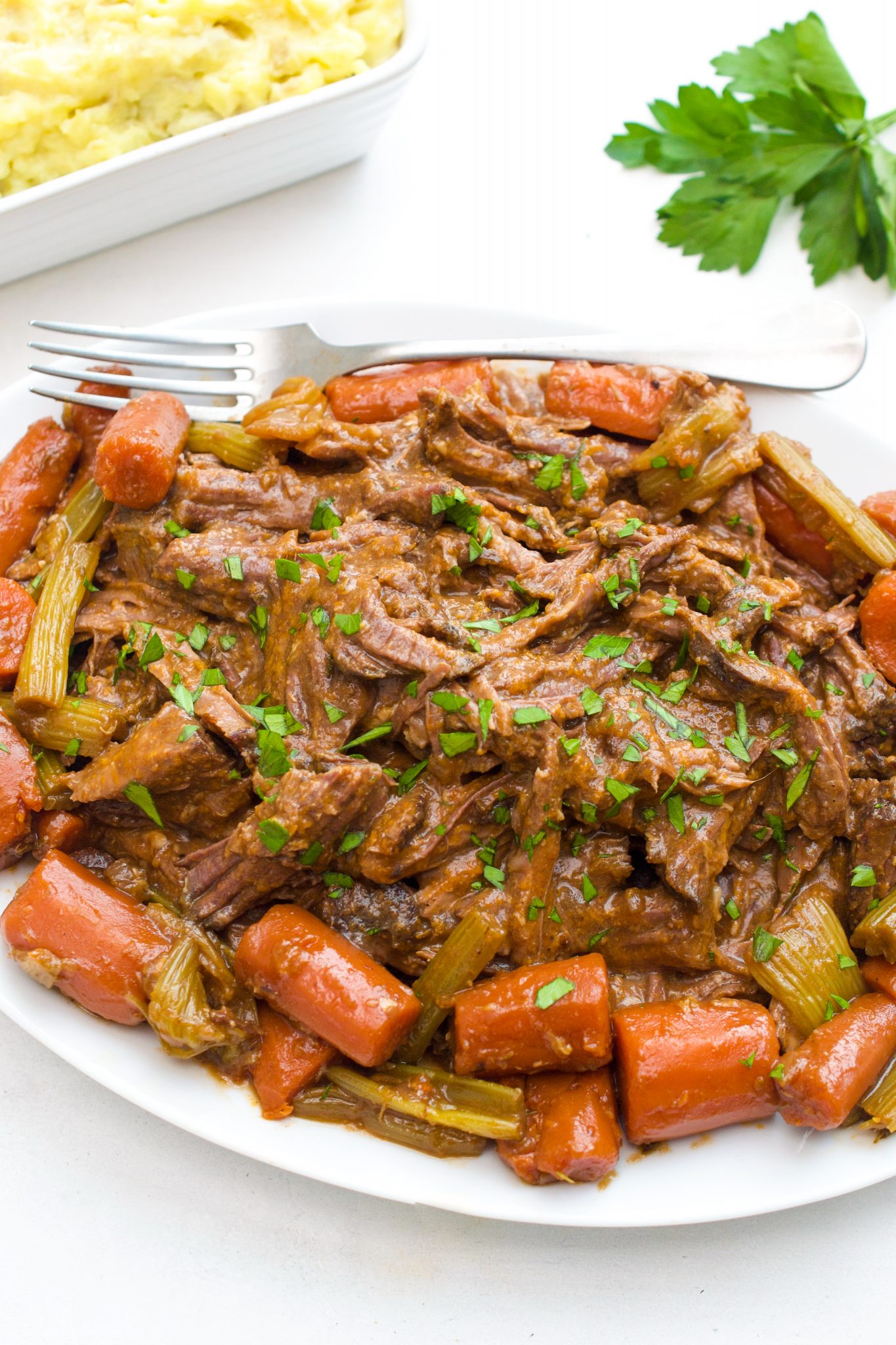 Instant Pot Pot Roast (with air fryer lid) - A Pinch of Healthy